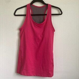 Nike Women Dri Fit Racerback Workout Tank Top • Hot Barbie Pink • M Medium